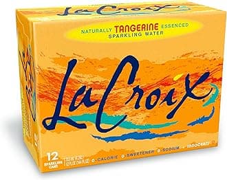 La Croix, Tangerine Sparkling Water, 12 oz, (pack of 12)