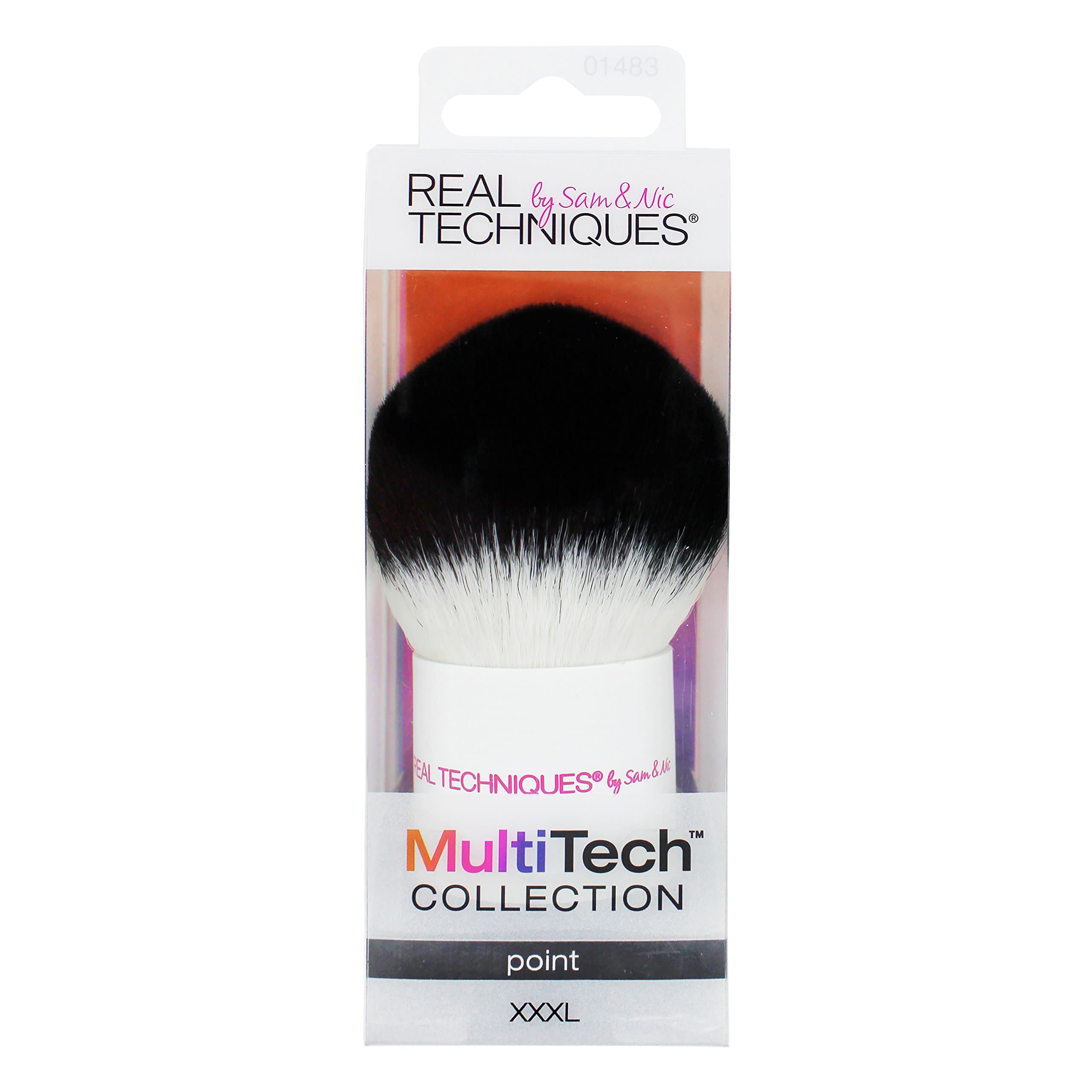 Real Techniques MultiTech Point XXX-Large Makeup Brush, For Application, Blending and Contouring of Liquid, Cream or Powder Makeup
