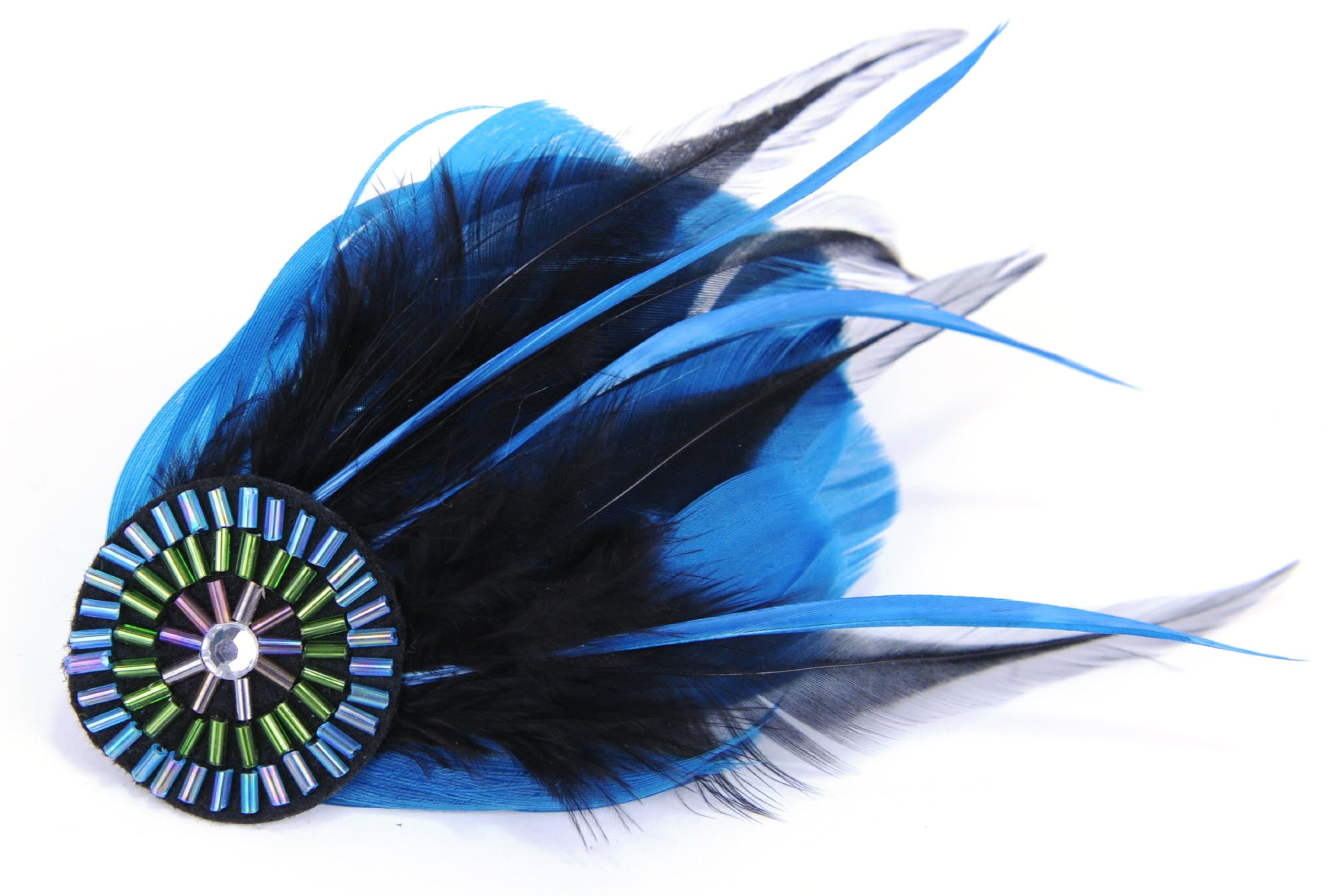 Simplicity Laliberi Bezel Pin and Clip, Feathers