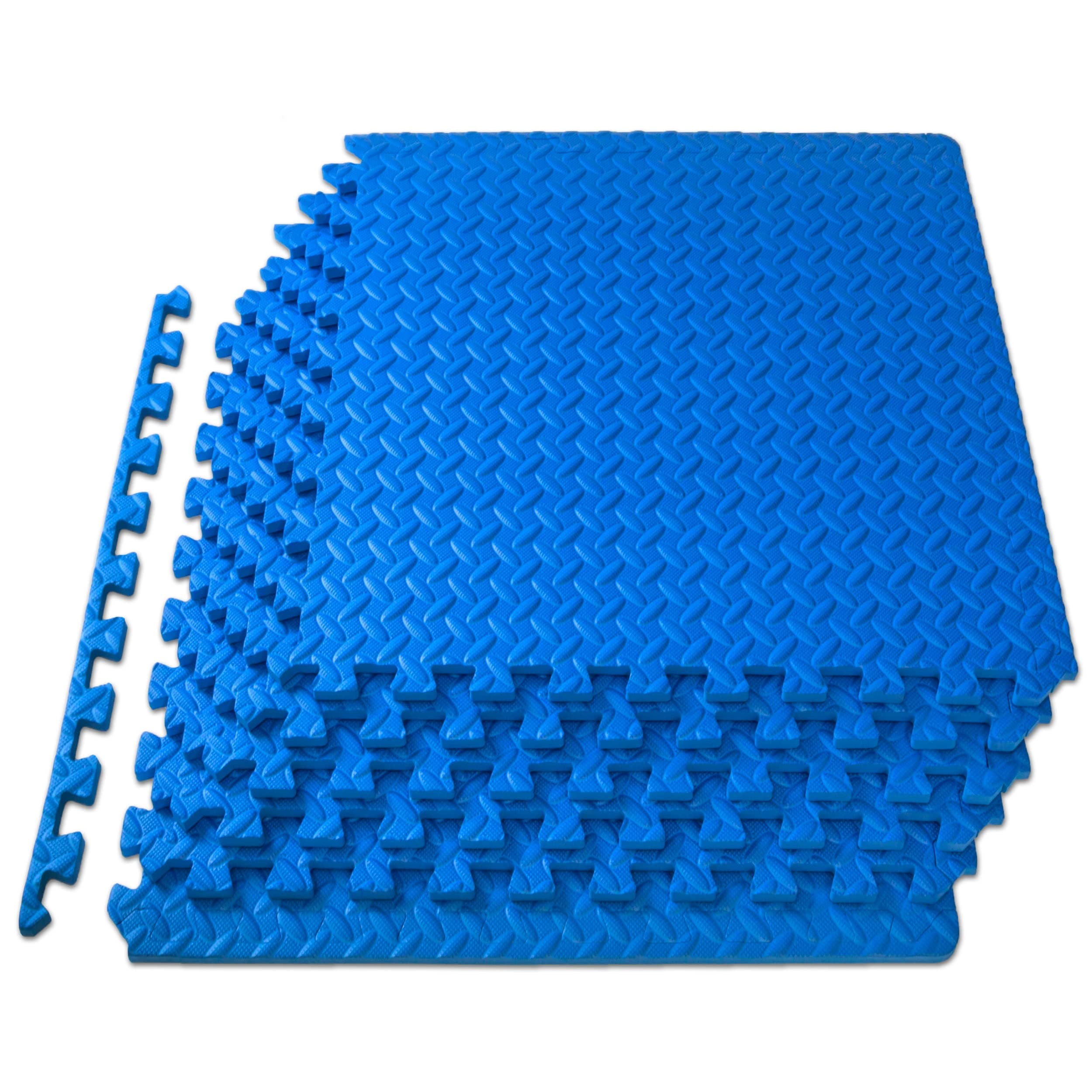 Exercise Puzzle Mat, EVA Foam Interlocking Tiles Protective and Cushion Flooring for Gym Equipment, Exercise and Play Area