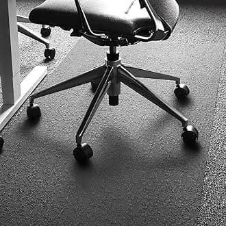 Cleartex Floortex Ultimat 60 x 118-inch Rectangular Chair Mat for Carpets, Polycarbonate (FR1115030023ER)