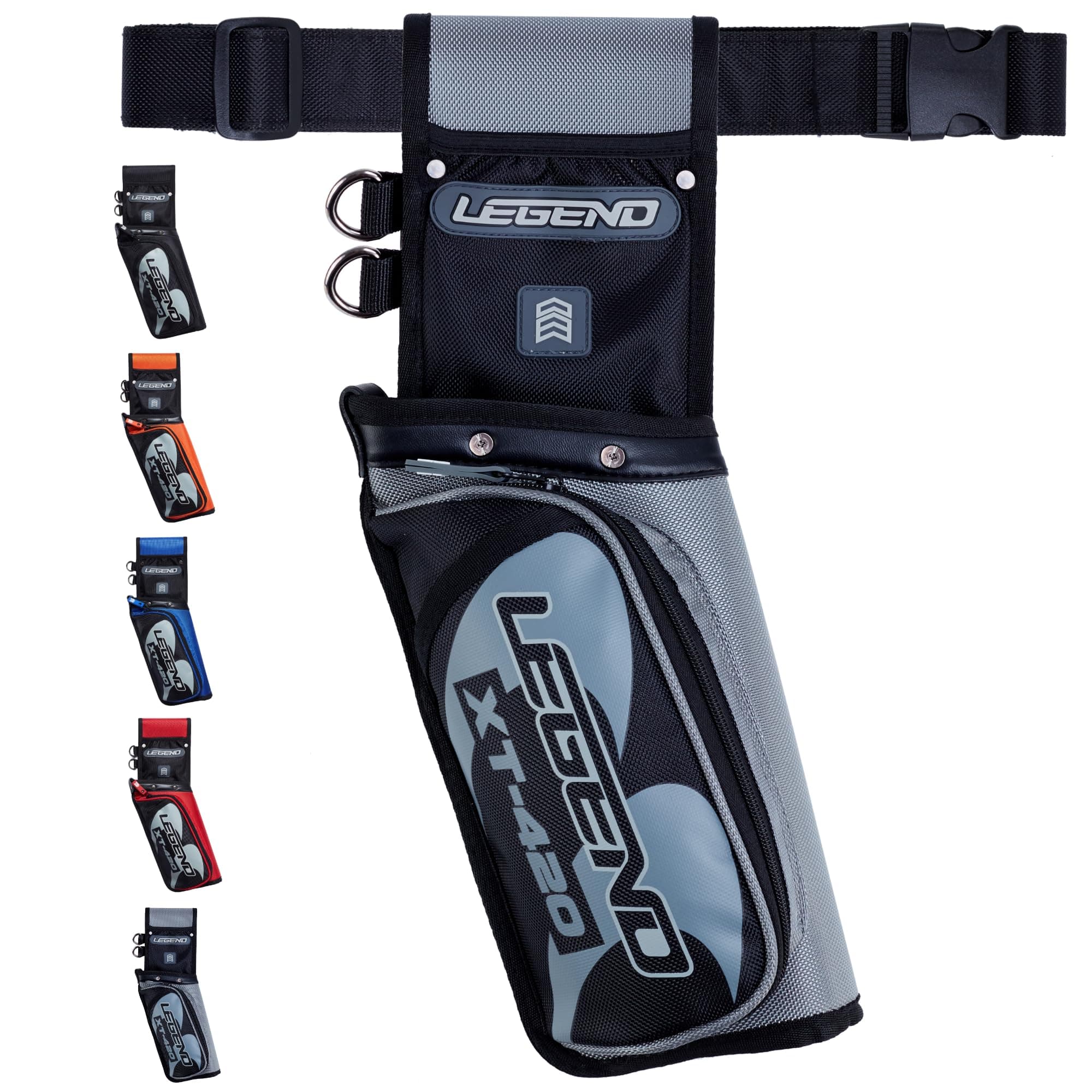 Legend XT420 - Premium Field Quiver for Arrows - Durable Nylon, Comfortable Design with Fast Draw Compartments