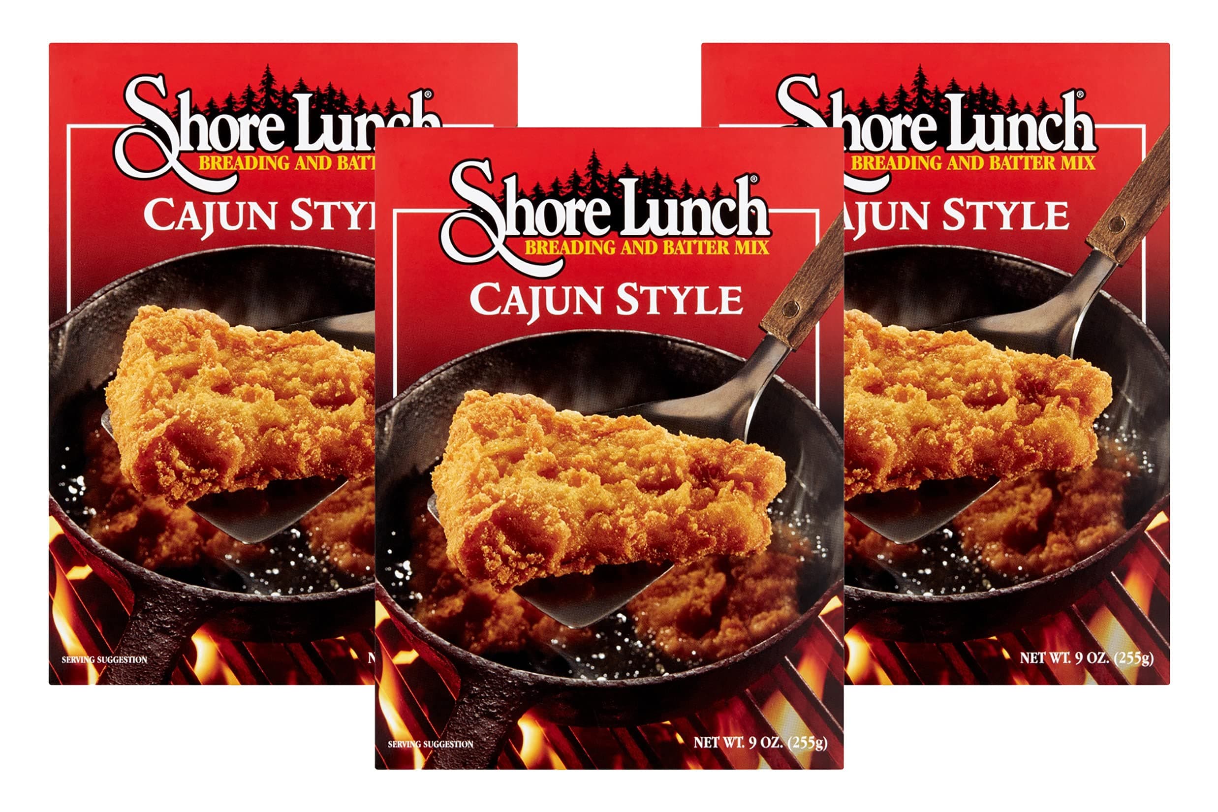 Shore Lunch Fish Breading Batter Mix, Cajun Style, Pack of 3