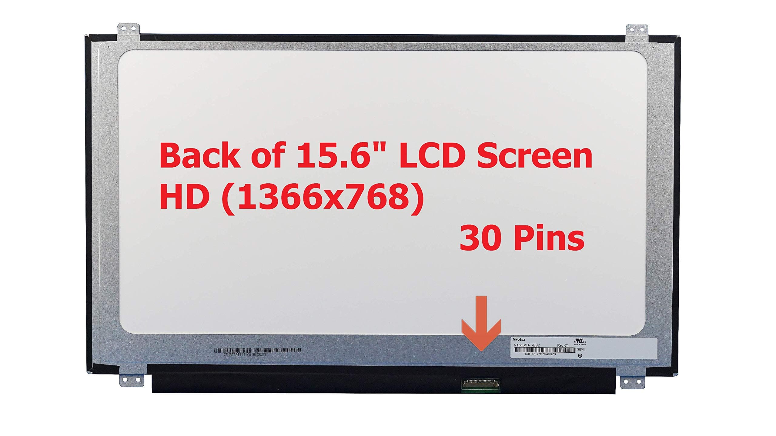 New 15.6 inch HD Laptop Replacement LED LCD Screen Compatible with Probook 450 455 G2/ G3/ G4