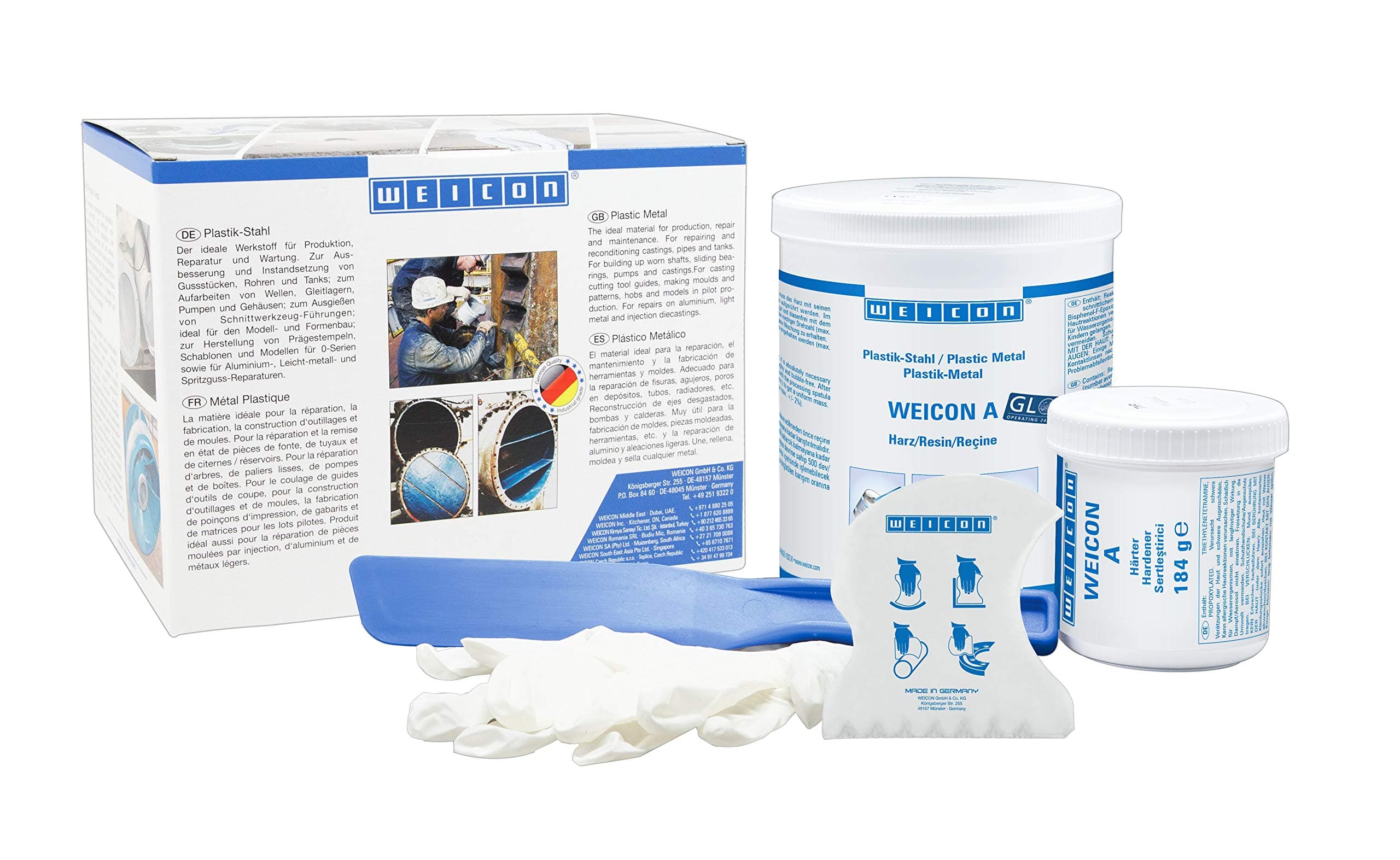 A Epoxy Resin | 2 kg | Plastic steel 2-component adhesive