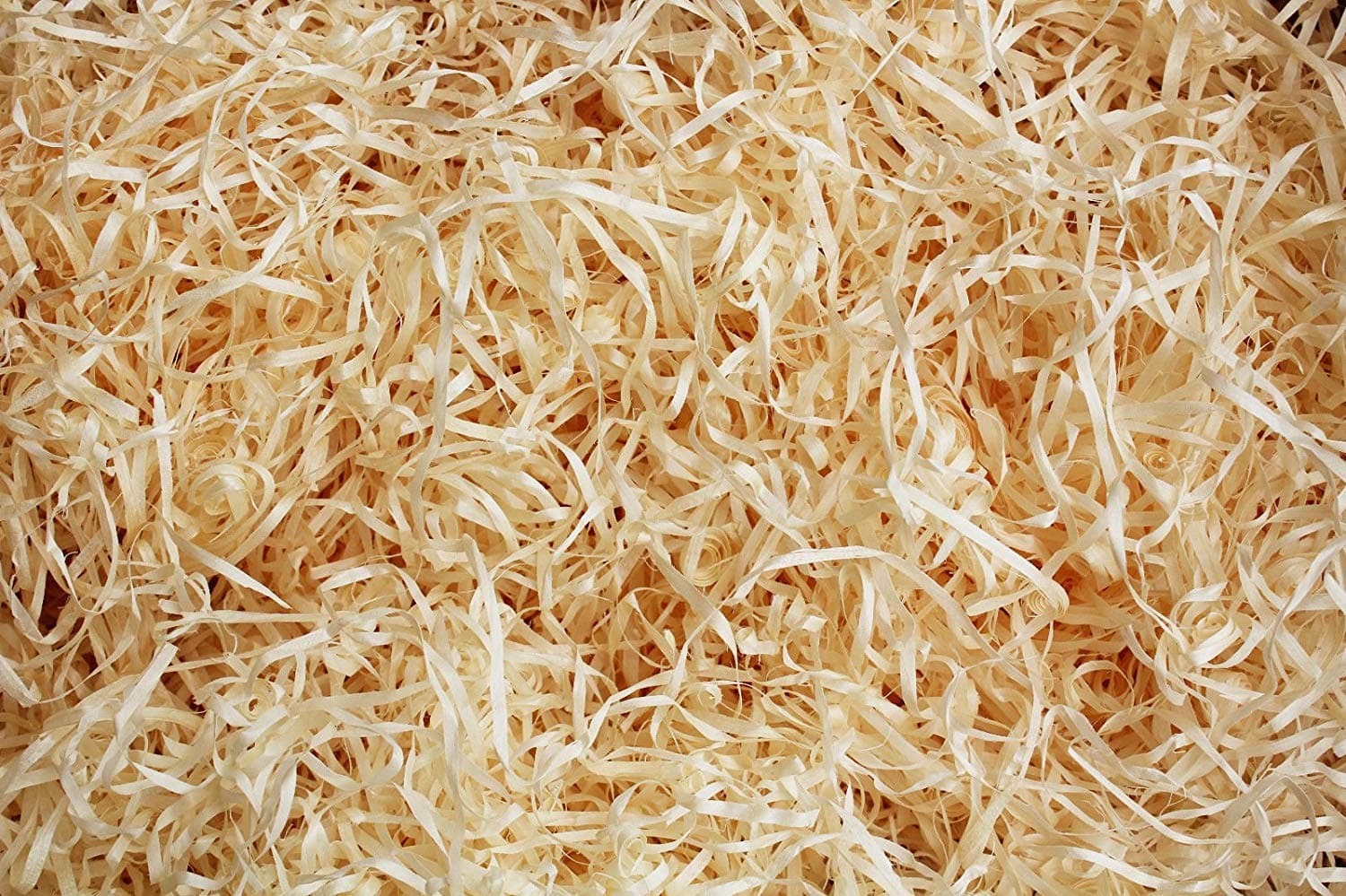 We Can Source It Ltd - 100% Natural Wood Wool - Loose Packaging Material - Ideal for Gift and Hamper Fill - Fully Disposable, Compostable & Biodegradable - 500g Pack