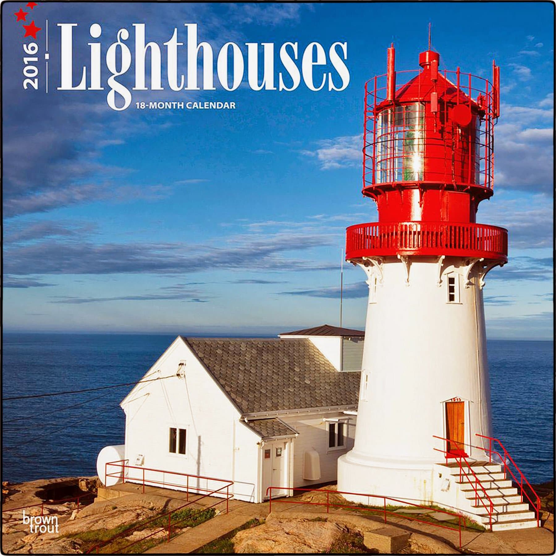Lighthouses 2016 Wall Calendar (12x12)