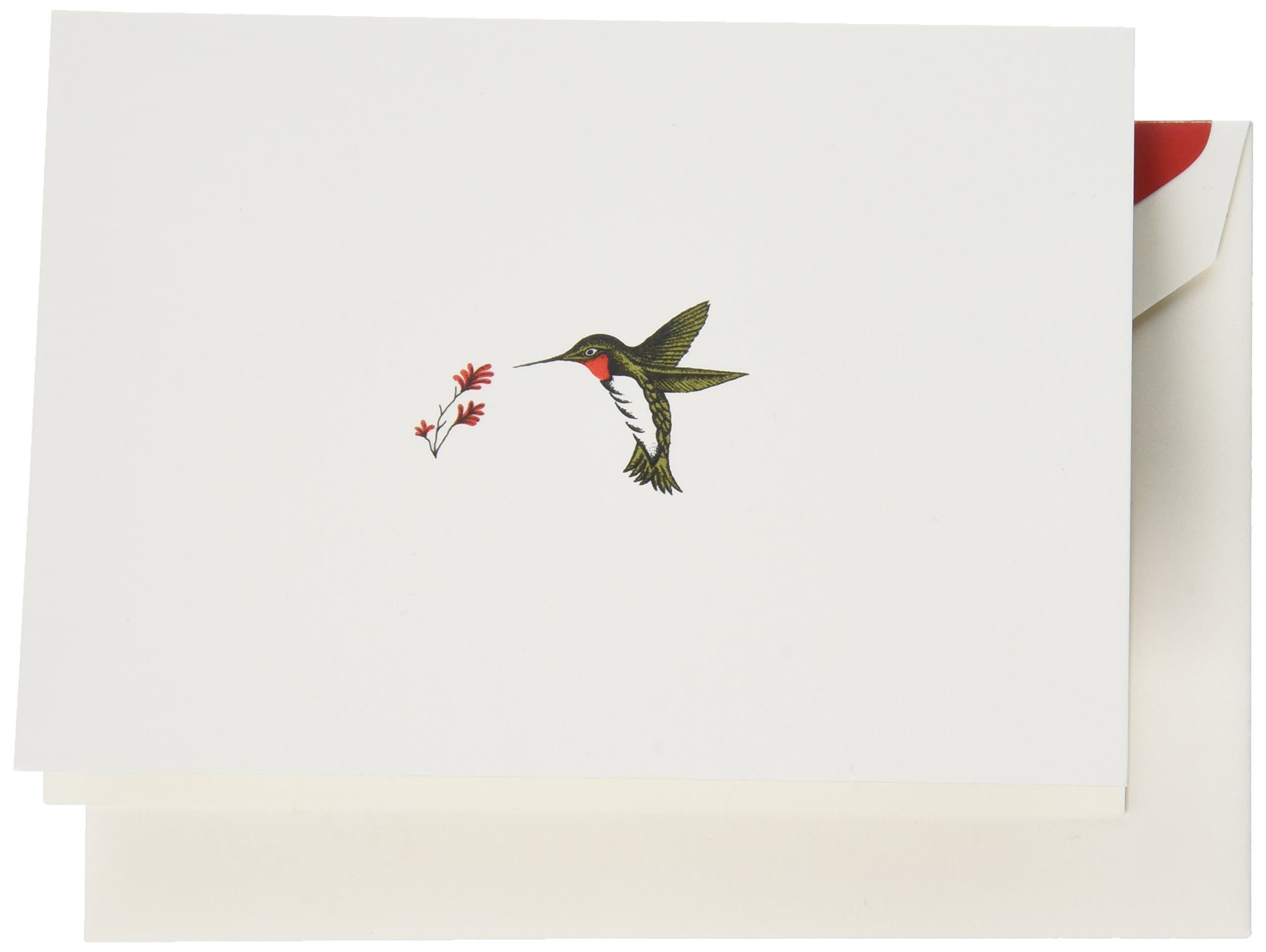 Crane & Co. Hand Engraved Hummingbird Note (RF1406)