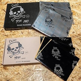 Vandalised- DeadMat - Sound Proofing/Deadening Butyl & Foil Sheets – Car/Camper/Van/Caravan - Multi Options (Pro 2.2mm, 10 sheets)