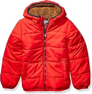 OshKosh B'Gosh boys Heavyweight Winter Jacket With Sherpa Lining