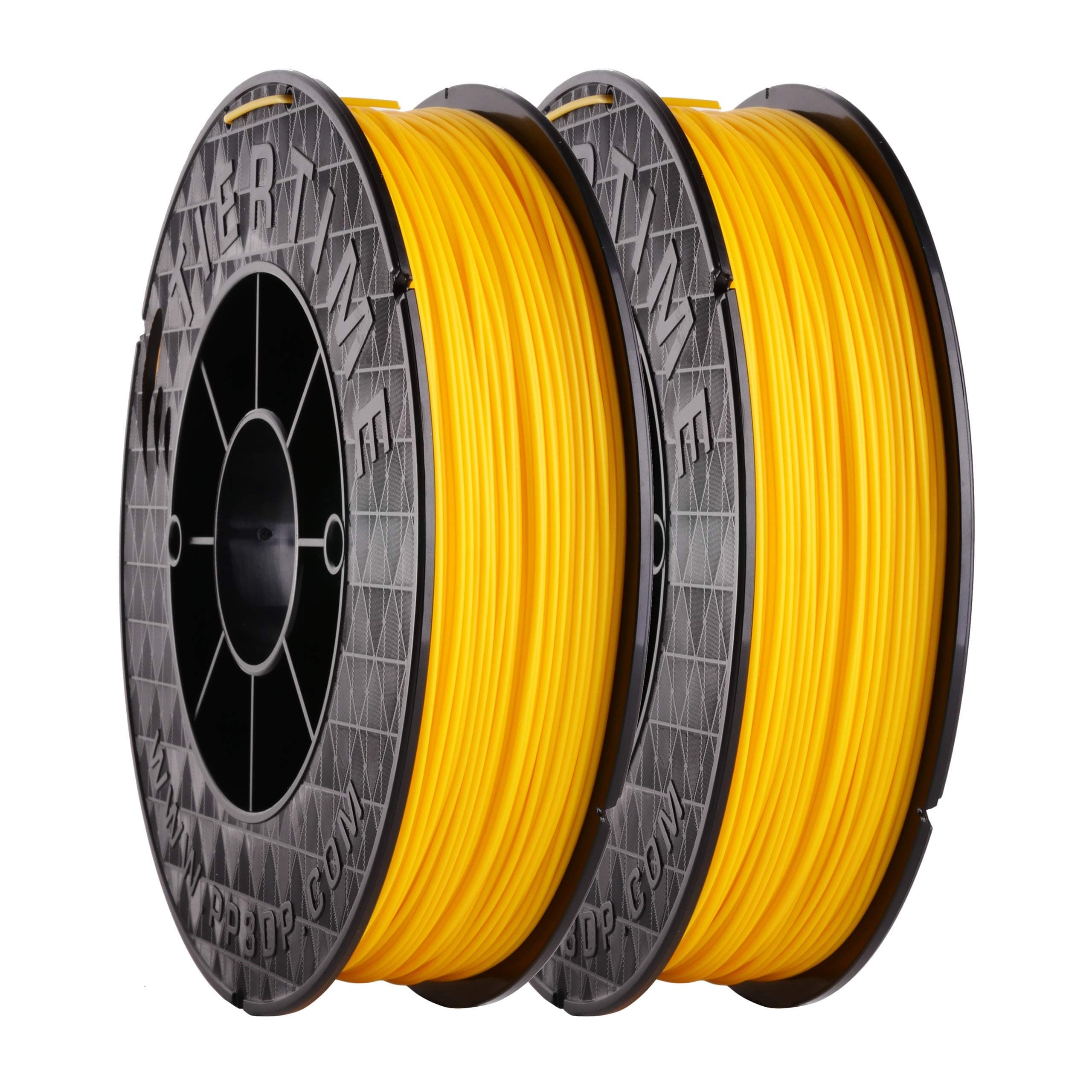 UP Fila Premium ABS 3D Printer Filament, Low Odor, Consistent 1.75mm Diameter,1KG (500g×2 Spools), Yellow