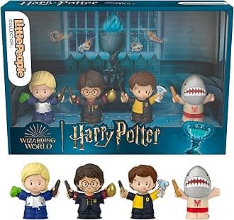 Harry Potter and The Goblet of Fire Special Edition Set for Adults & Fans, 4 Figures in a Display Box