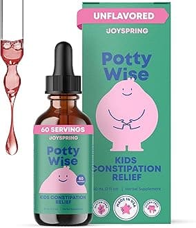 Kids Stool Softener Liquid Constipation Relief For Kids - Gentle Toddler Constipation Relief - Toddler Stool Softener - Natural Stool Softener with Senna Plus Laxative And Stool Softener & Elderberry