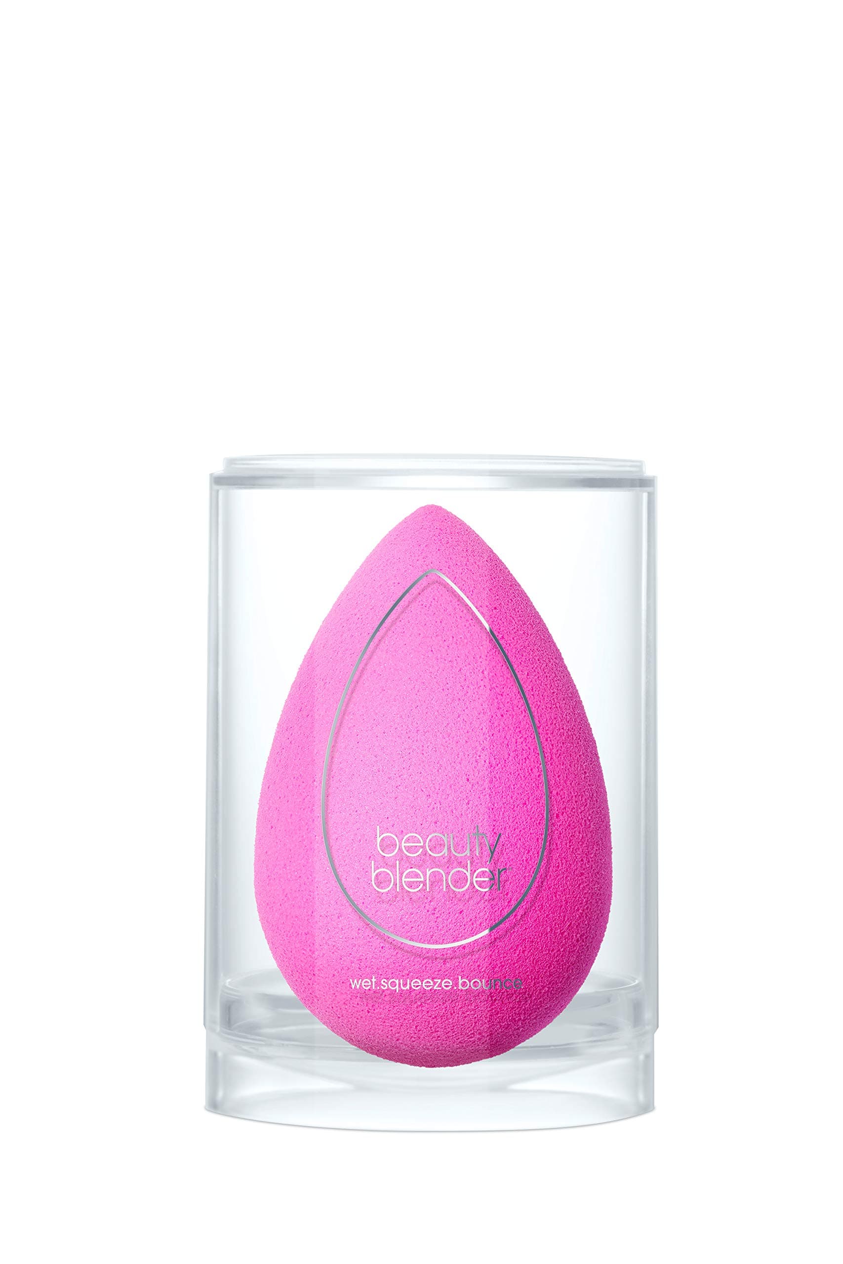 Original Pink Beauty Blender Makeup Sponge, Super-Soft Foam Easily Blends Foundations, Powders & Creams, Made in USA, Reusable, Washable, Streak Free Application, Vegan, Cruelty Free