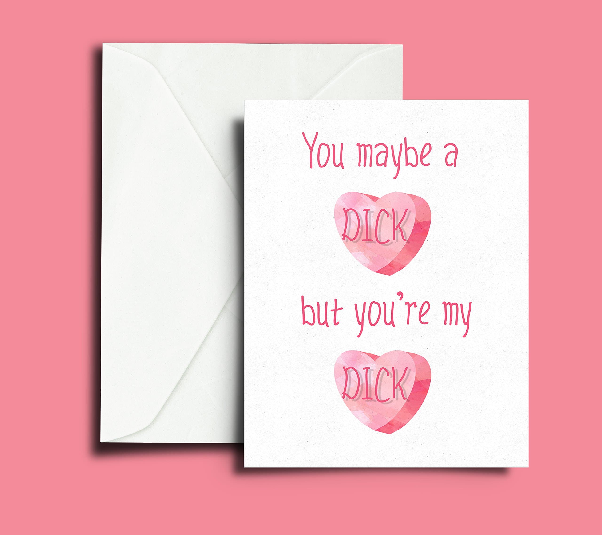 You're a twat, dick valentines card
