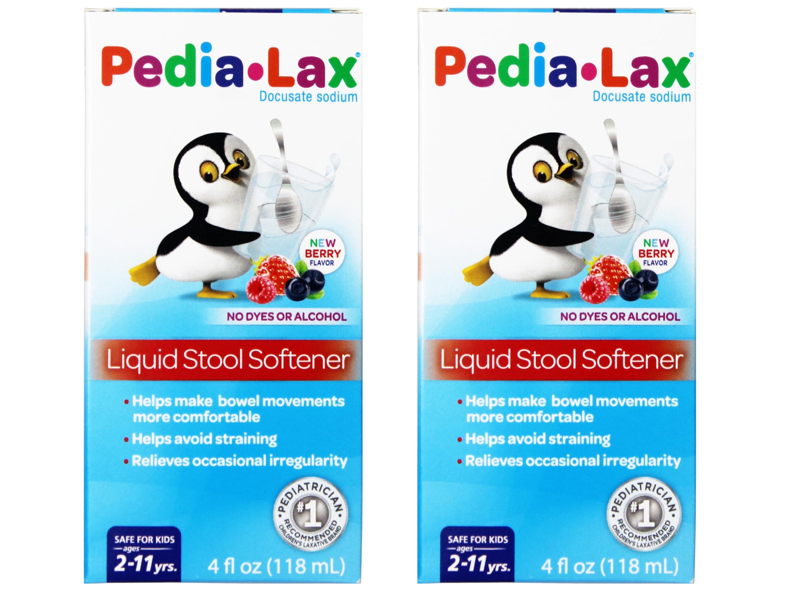 Pedia-Lax Liquid Stool Softener - 4 oz, Pack of 2