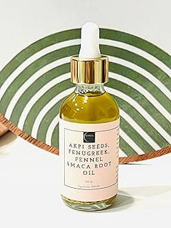 Generic Akpi Seed and Fenugreek Oil 4 Ounces, Clear