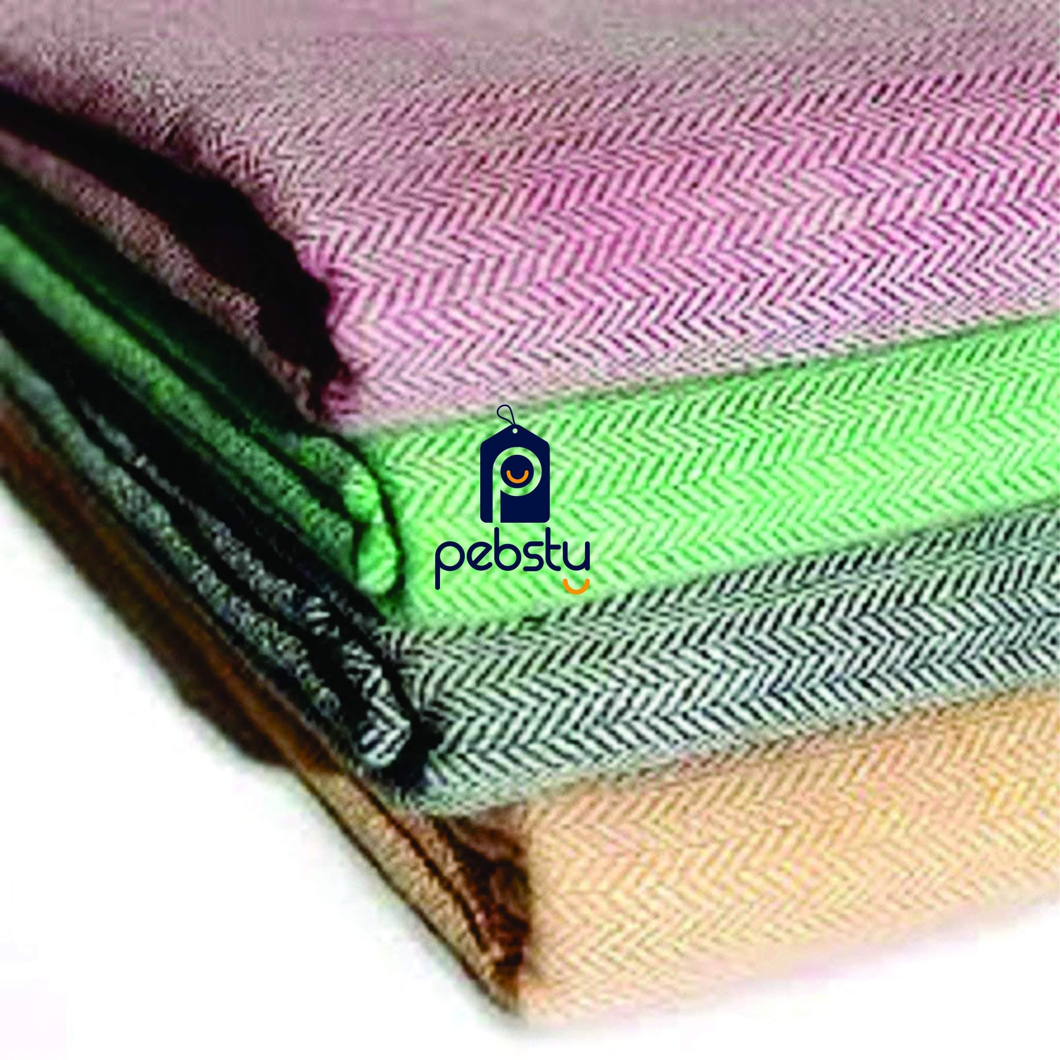 PEBSTY Cotton Multicolor Single Blanket(Set of 2)