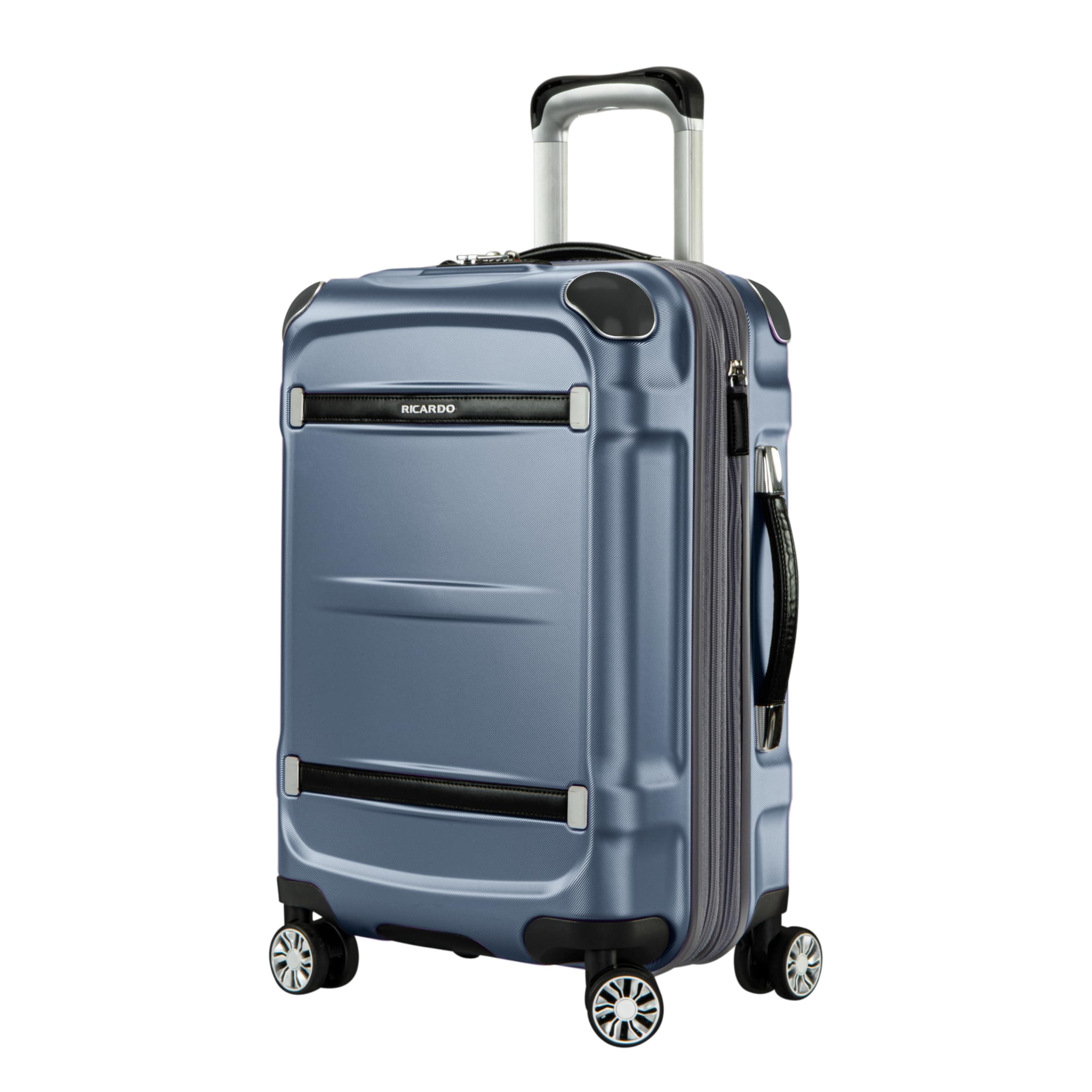 Rodeo Drive 2.0 Hardside 4 Wheel Spinner, TSA Lock, Lightweight Suitcase, Unisex, Stylish, Arctic Blue, 21-Inch Carry-On