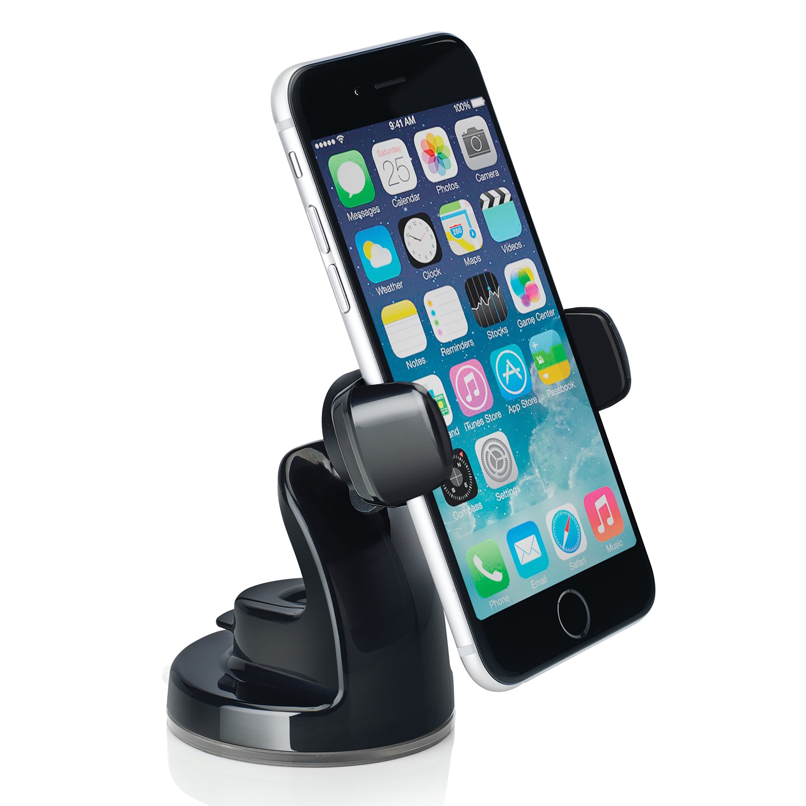 OSOMOUNT Smart Plus Universal Desk Mount in Car Holder Dashboard Windscreen for Any iPhone, Samsung Galaxy, Note & Other Smartphone