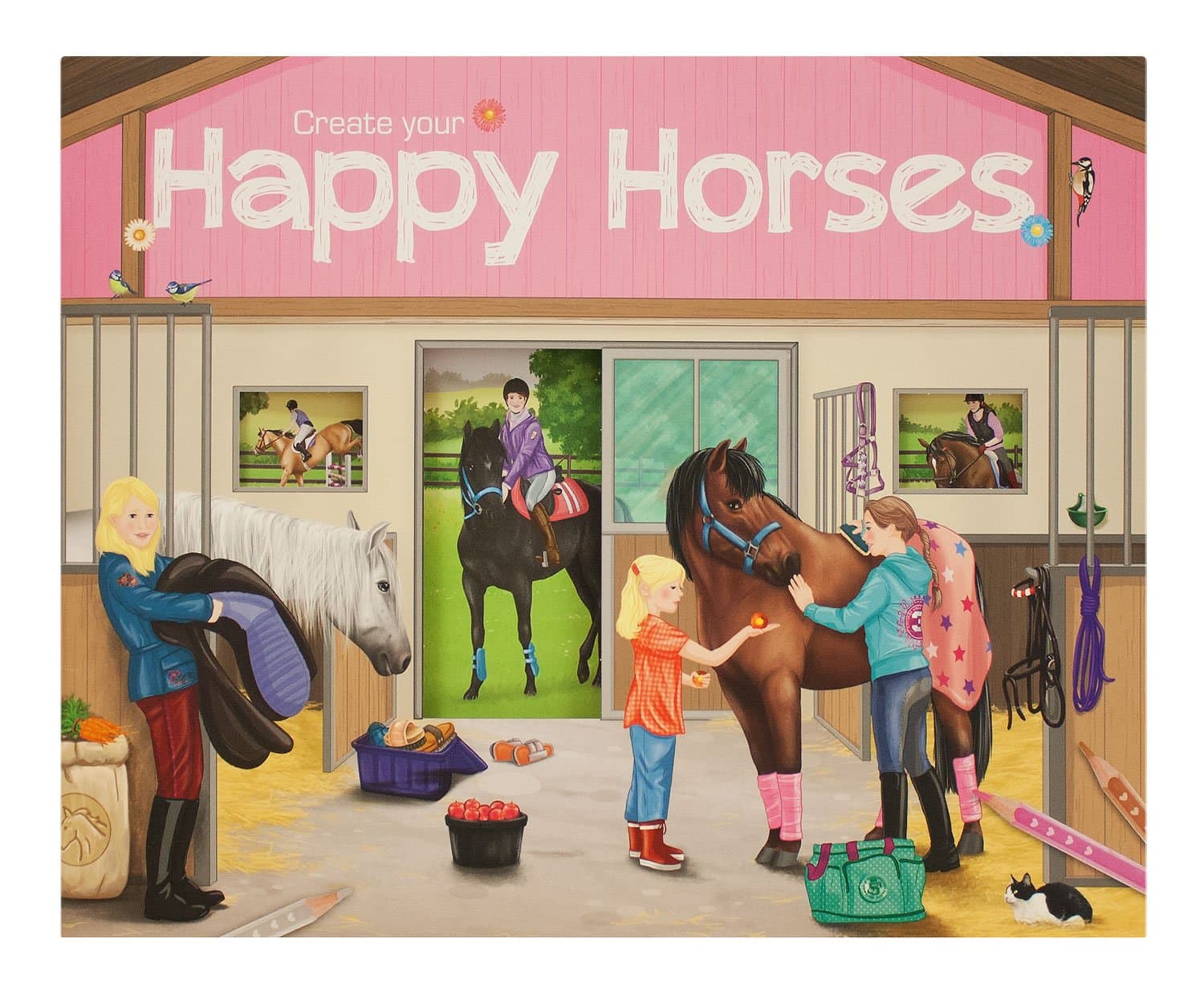 SchyllingH.D. Happy Horses Black