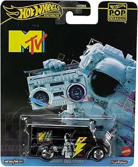 Music TV Van Model DAIRY DELIVERY - Die Cast Scale 1:64 - Length 7 cm - HVJ44 - Pop Culture Series