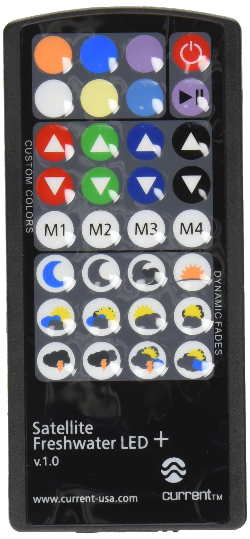 Current USA Replacement Wireless Remote for Satellite Freshwater LED Plus (3070)