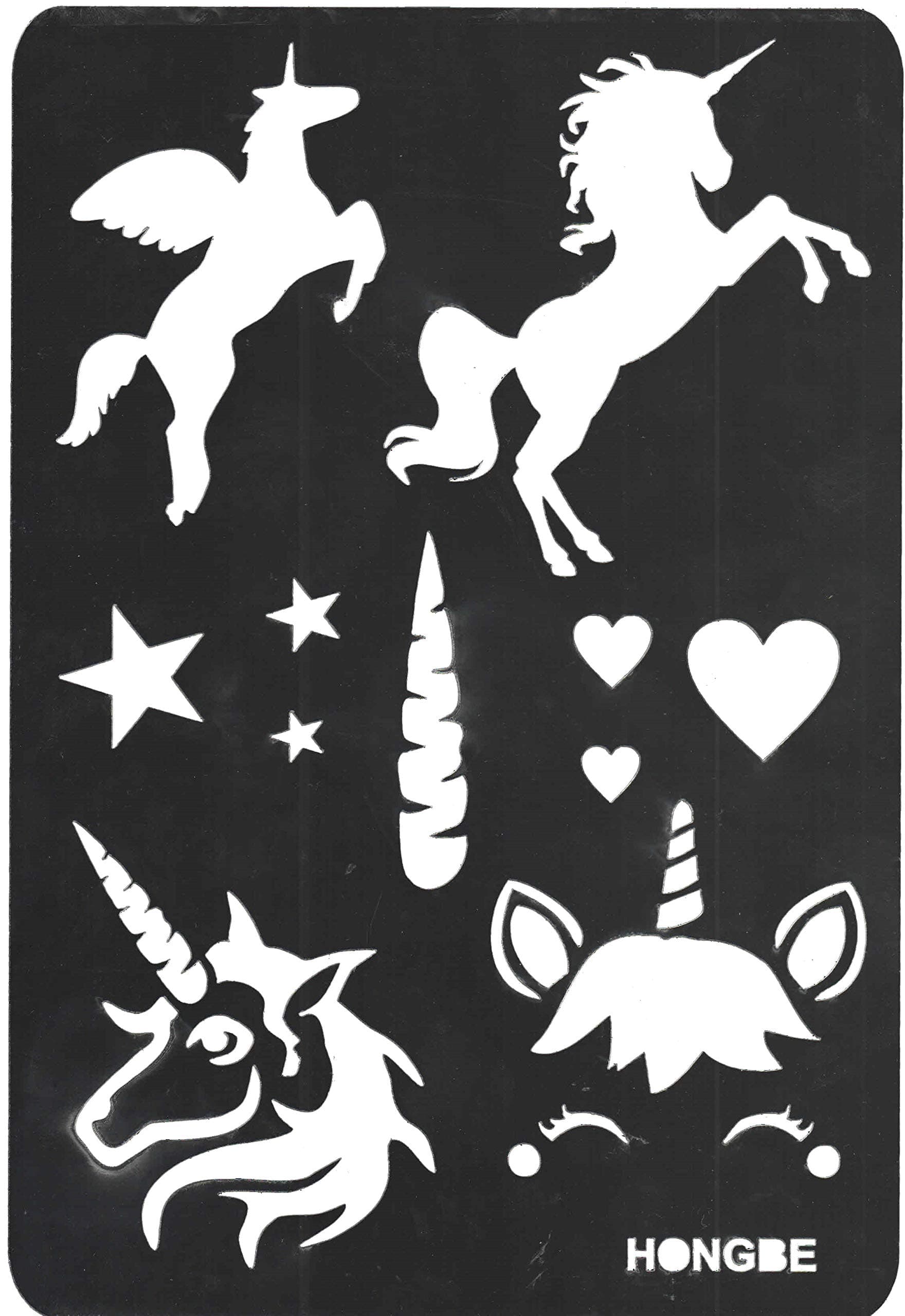 Unicorn Wall Stencil No 3