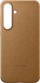 SAMSUNG Galaxy S25 Kindsuit Phone Case, Protective Cover, Stylish Design, Durable, Soft Inner Lining, US Version, EF-VS931PFEGUS, Camel Gold