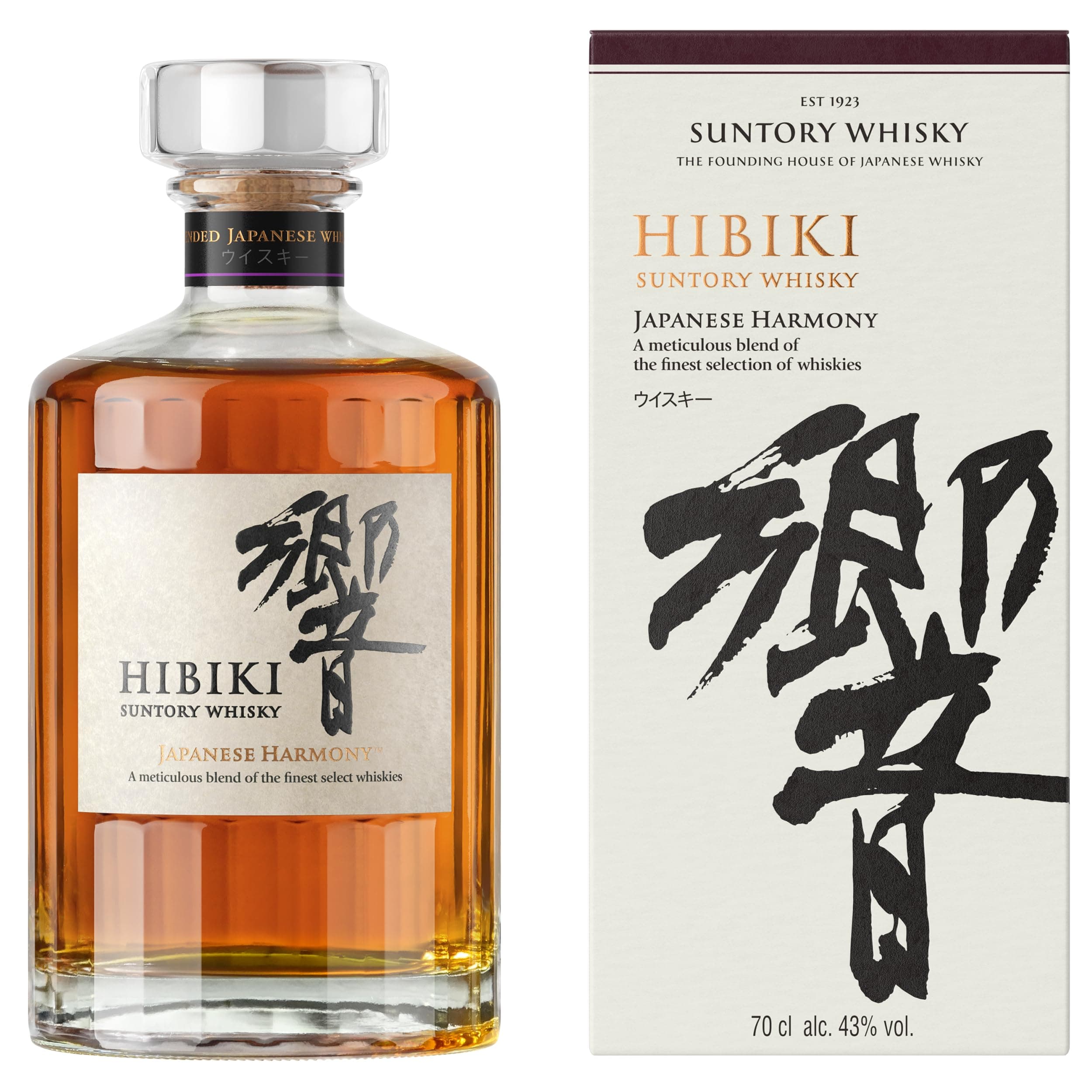 Hibiki Japanese Harmony Suntory Whisky, 70 cl
