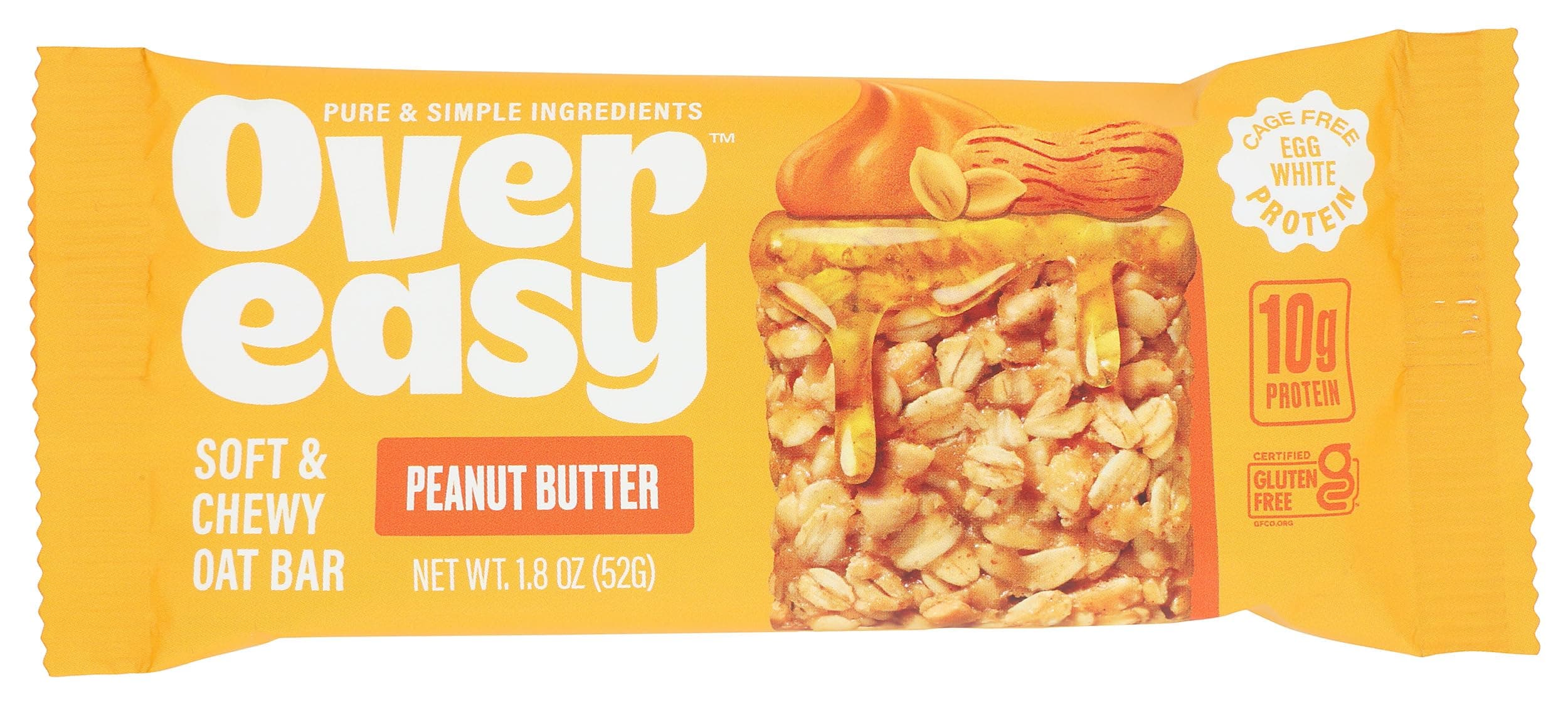 Over Easy Peanut Butter Breakfast Bar, 1.8 Oz