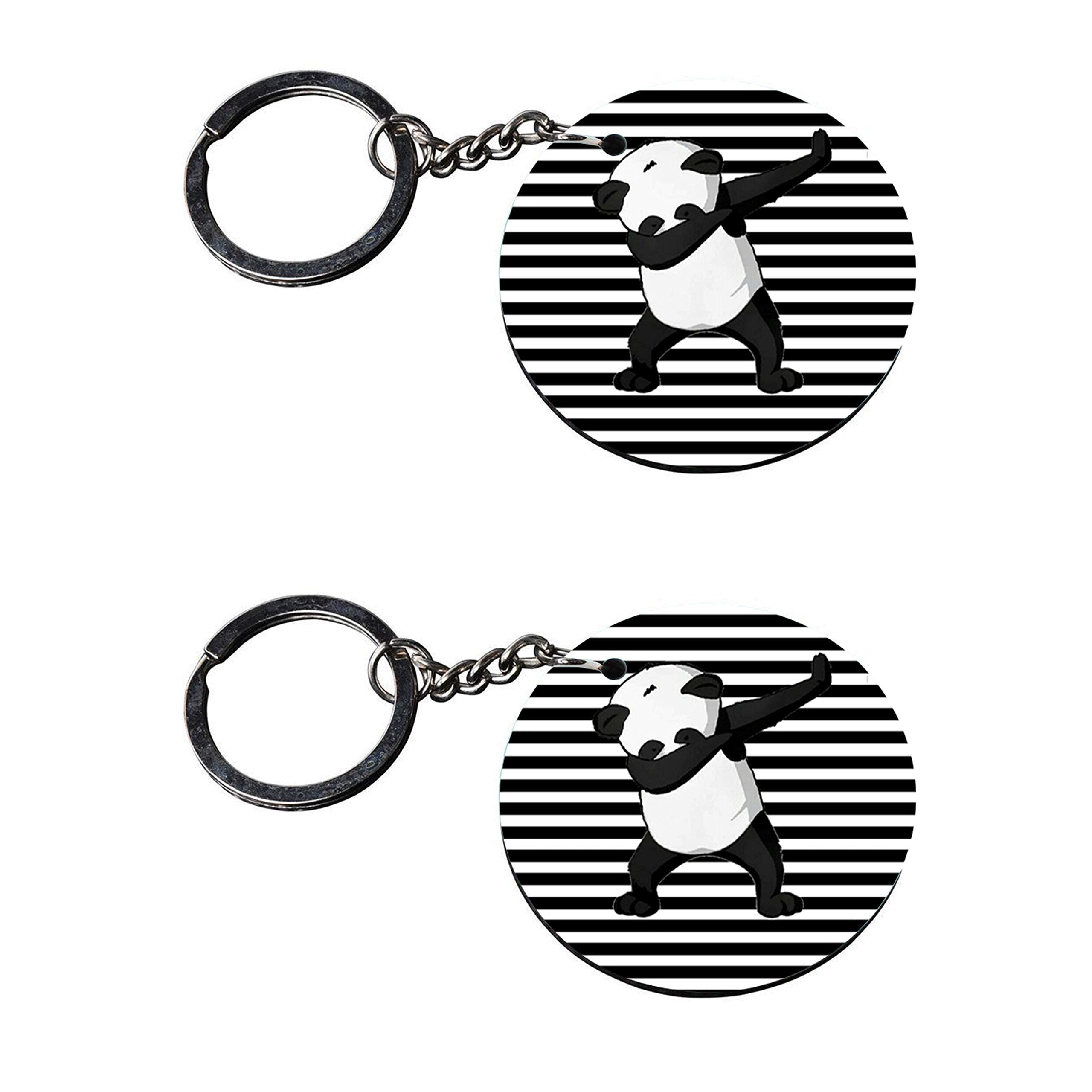 VPRINT QUALITY Dap Panda Dap Panda Printed Keyring & Keychain