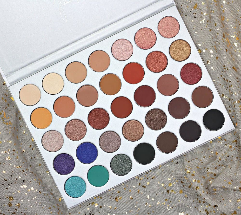 GLITZ COSMETICS 35 Colour eyeshdow palette Super High quality packaging shimmer, satin, foil and glitter shadows. In a broad range of colours, each shade is formulated and pressed perfectly