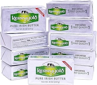 Unsalted Butter, 8 Oz Foil Pack (Pack of 10)