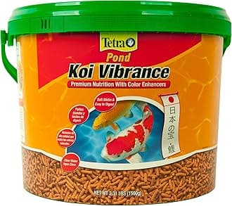 Tetra Pond Koi Vibrance Premium Nutrition with Color Enhancers