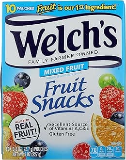 Welch's, Mixed Fruits Mixed Fruits Fruit Snacks Pouches, 8 Ounce