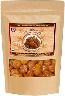 T.S. Universal Premium Dried Aloo Bukhara Gold/Dried Prunes Fruit/Alpagoda Pandu/Alpakoda Pazham Dry Fruits/Sukha Aloo Bukhara/Dry Plum/Dehydrated/Naturally Sweet / 175 grams
