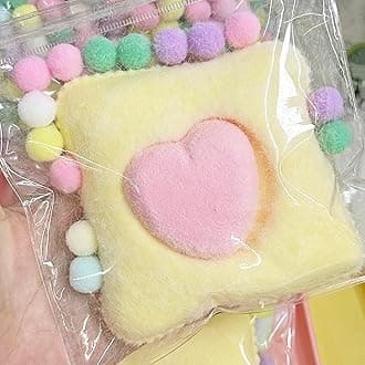 Handmade Taba Squishy Heart Pillow Ultra Soft Squishy Fidget Toys Silicone Squeeze Toy for Kids & Adults ( Heart Pillow )