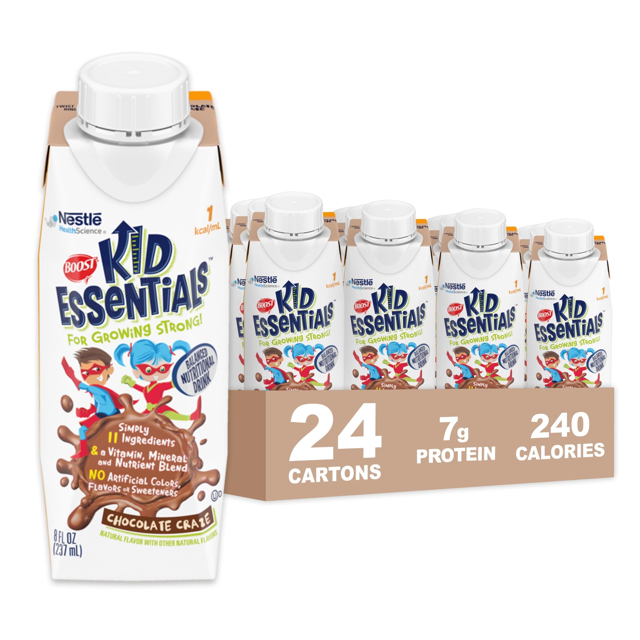 KID ESSENTIALS 1.0, Chocolate Craze 24 x 8 fl oz carton