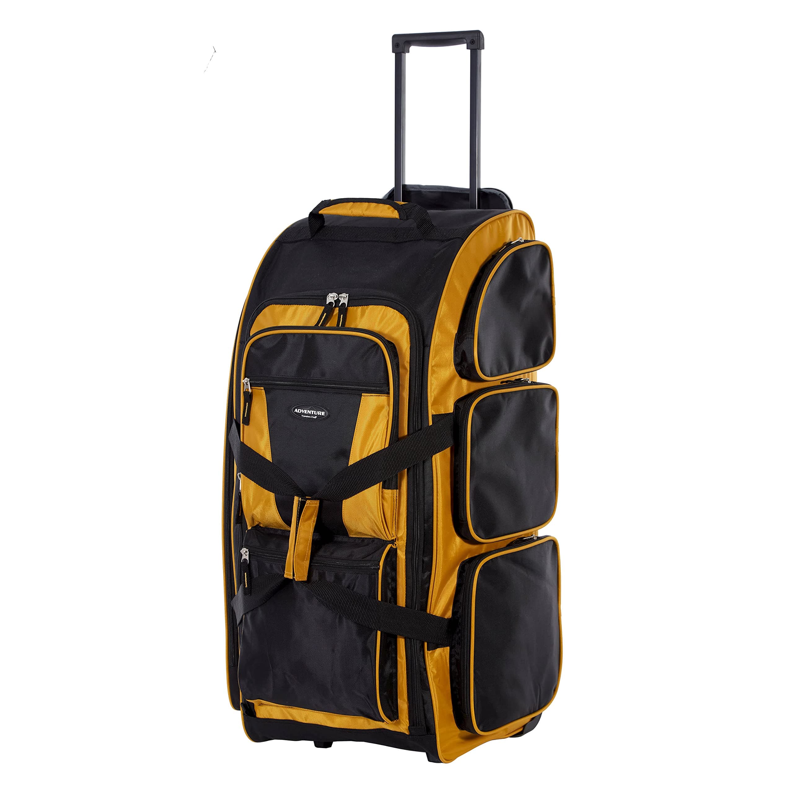 Travelers Club Xpedition 30 Inch Multi-Pocket Upright Rolling Duffel Bag