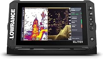 Lowrance Elite FS 9 Fish Finder with Active Imaging 3-in-1 Transducer, Preloaded C-MAP Contour+ Charts
