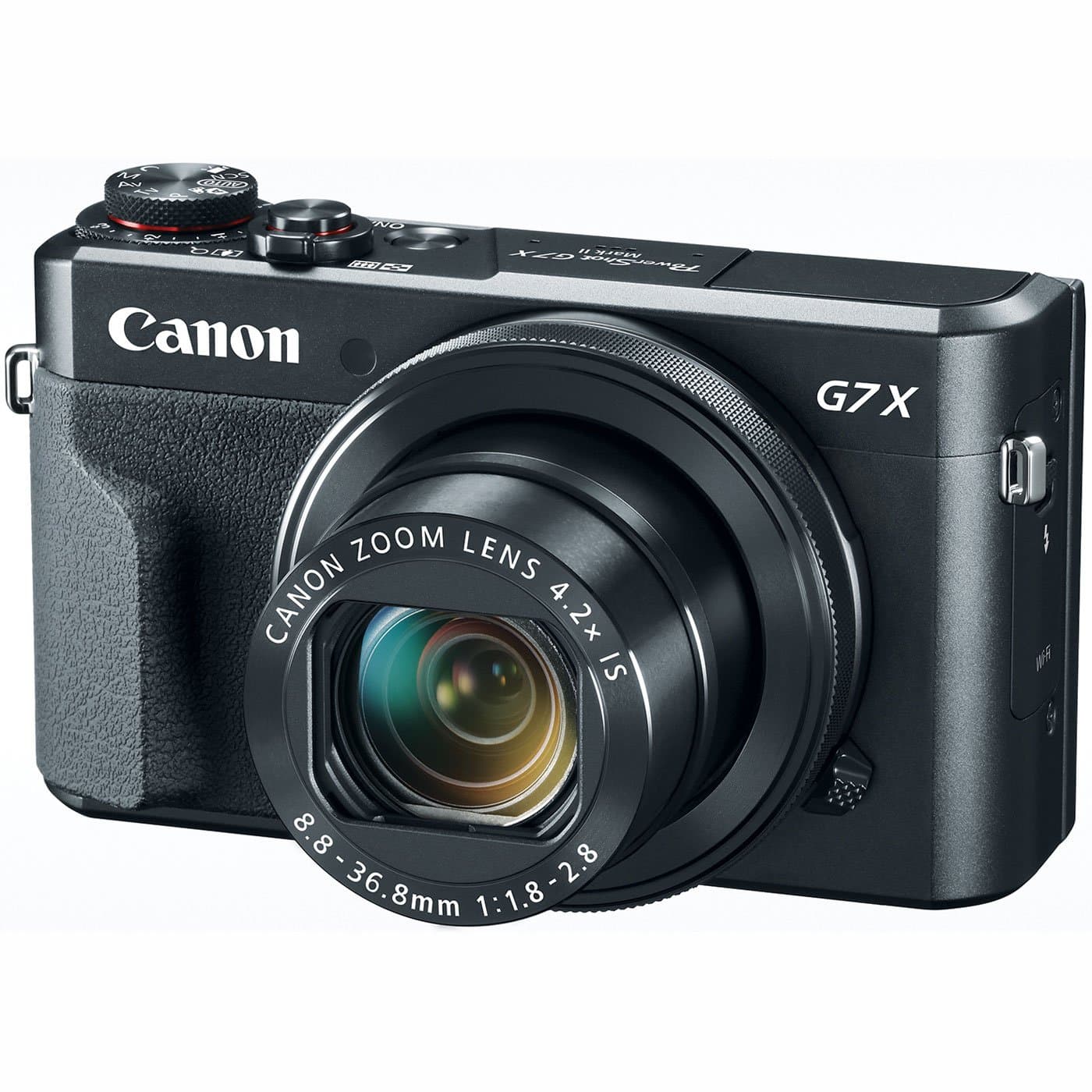 Canon PowerShot Digital Camera [G7 X Mark II] with Wi-Fi & NFC, LCD Screen, and 1-inch Sensor - Black, 100-1066C001