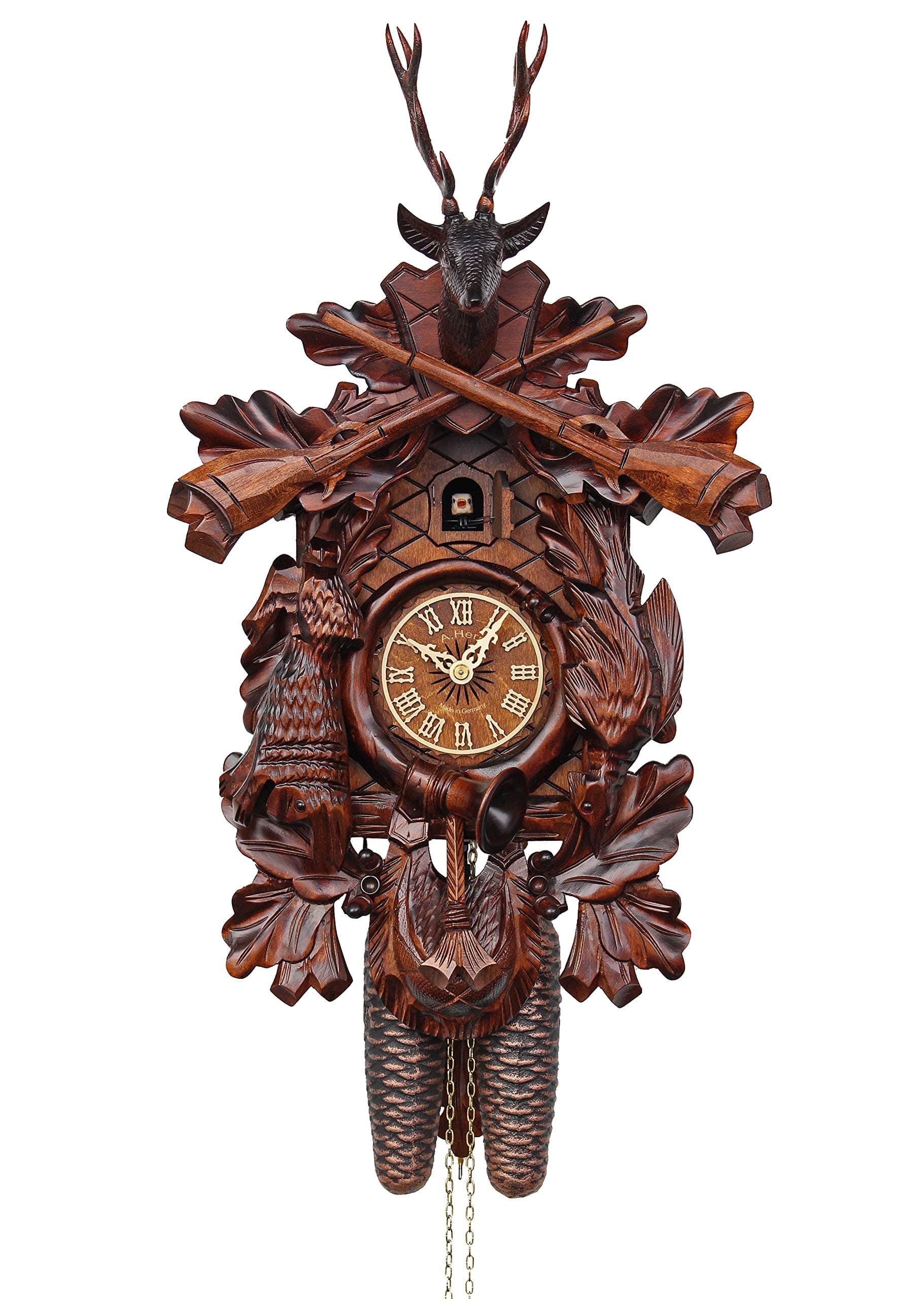 HerrZeit by Adolf Herr Cuckoo Clock - After the Hunt - handshingled