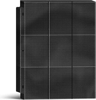 450 Pockets Trading Card Sleeves Binder, Baseball Card Binder Sleeves fit for Game Cards, Standard Size Sports Card, 3 Ring Binder Card Holder Protector