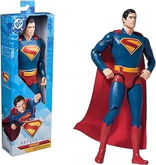 SUPERMAN 30-cm Superhero Action Figure, Kids’ Toys for Boys and Girls’ Pretend Play, For Ages 4 and Up