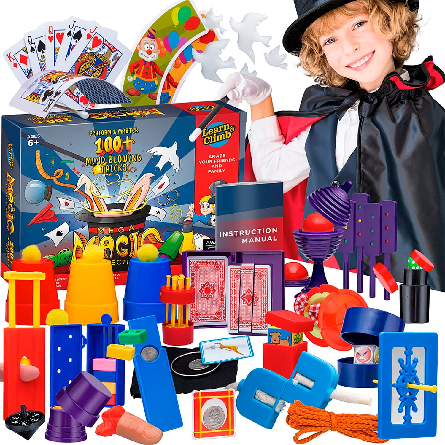 Uncle Bunny Magic Kids Magic Set + Chest. Perform Hundreds Of Tricks With Today'S Most Exciting Magician Items. Dvd