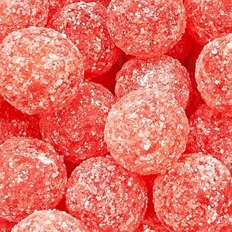 Barnetts - Mega Sour Candy Cherry - Trendy Sweet Bags 104g - Traditionally Handmade Sweets - Sour Coating Lasts 20 Seconds - Candies for Party Bag, Gift Hamper, or Hamper Box