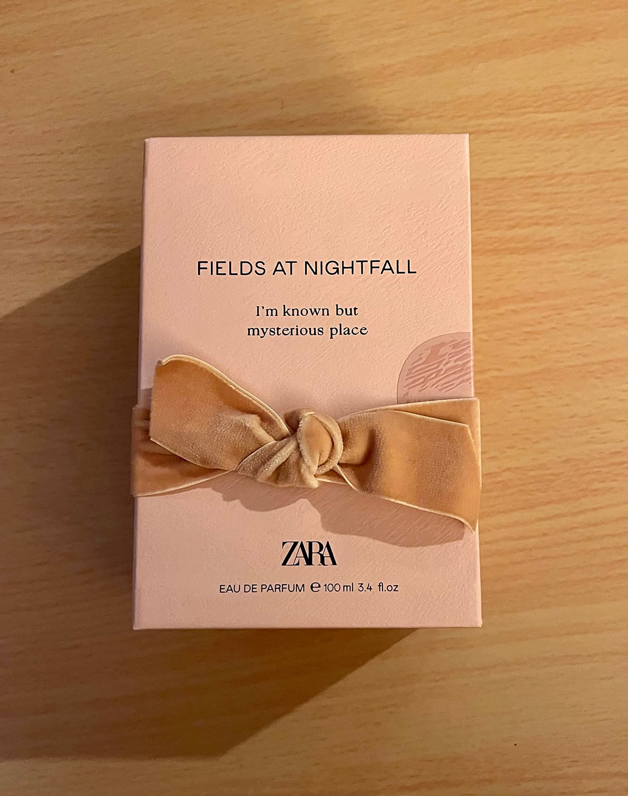 ZARA FIELDS AT NIGHTFALL 100 ML Women's Perfume WOODY EAU DE PARFUM FRAGRANCE PYRAMID INCLUDES NOTES OF HEDIONE, JASMINE AND SANDALWOOD Long Lasting