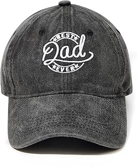 Mens Dad Hat - Embroidered Baseball Cap Vintage Style Papa Hat Adjustable Golf Tennis Ball Caps