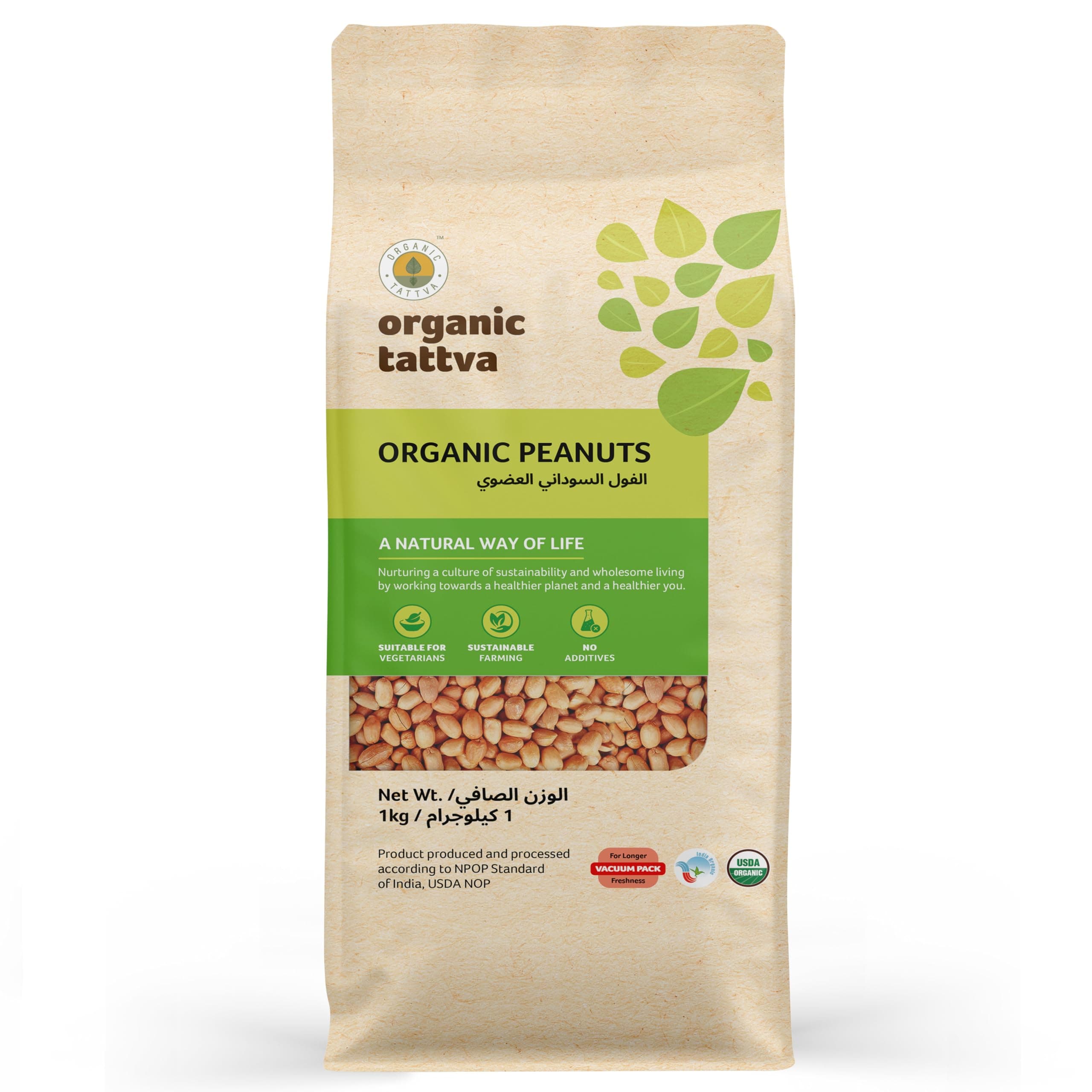 Organic Tattva Peanuts 1 kg
